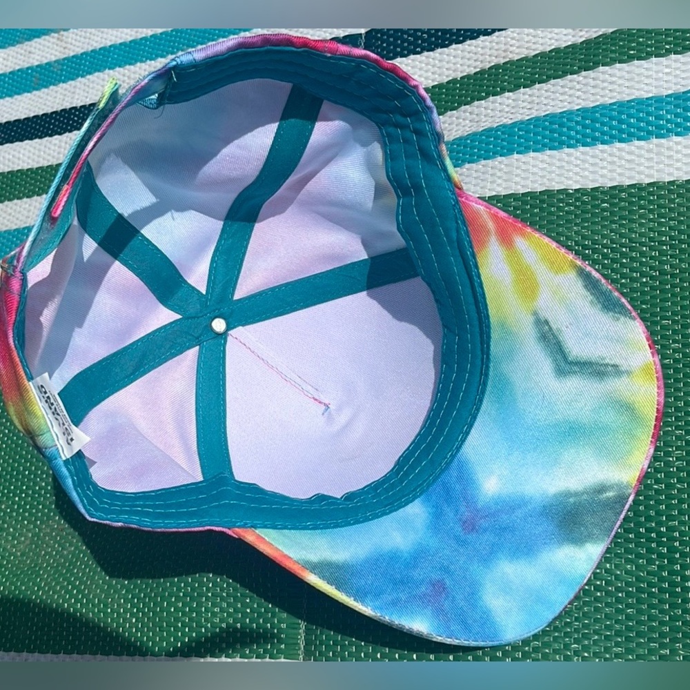 Pensacola Beach Multi-Color Swim Cap - Picture 2 of 10